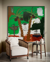 Indlæs billede til gallerivisning Palm beach (150 x 150 cm)