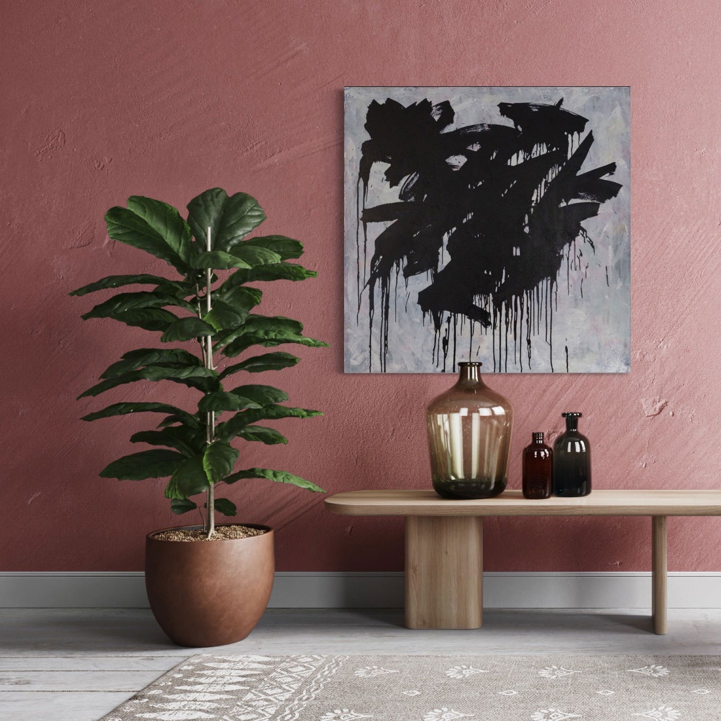 Grudge (100 x 100 cm)